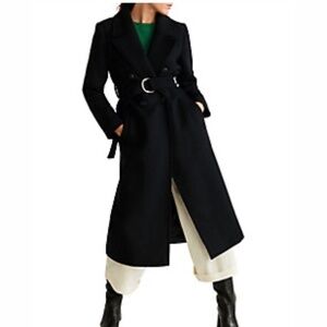 Mango Belted Wool Coat